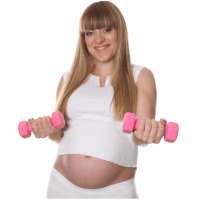 мама, фитнес, беременность